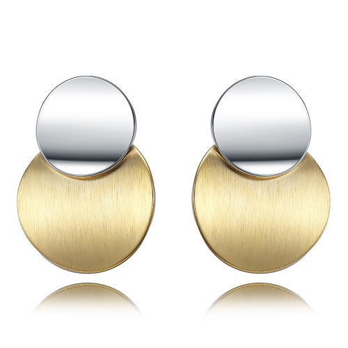 Silver & Gold stud earrings