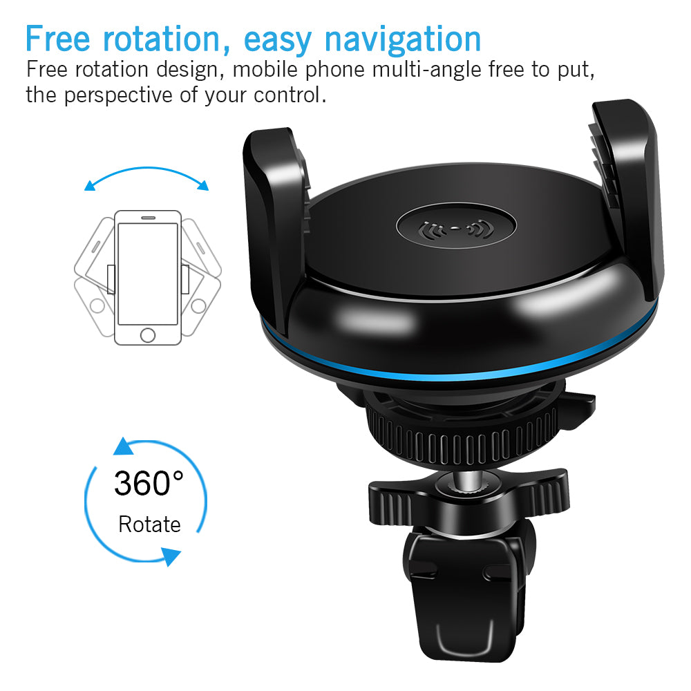 Car Air Vent Mount Qi Wireless Charger