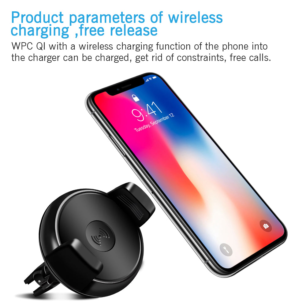 Car Air Vent Mount Qi Wireless Charger