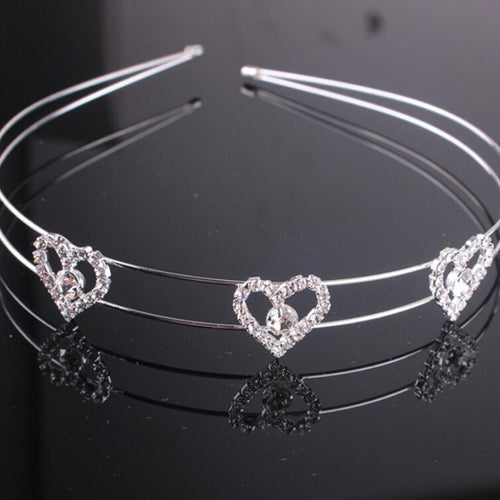 Crystal and pearl-covered headband