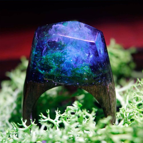 Wood resin ring