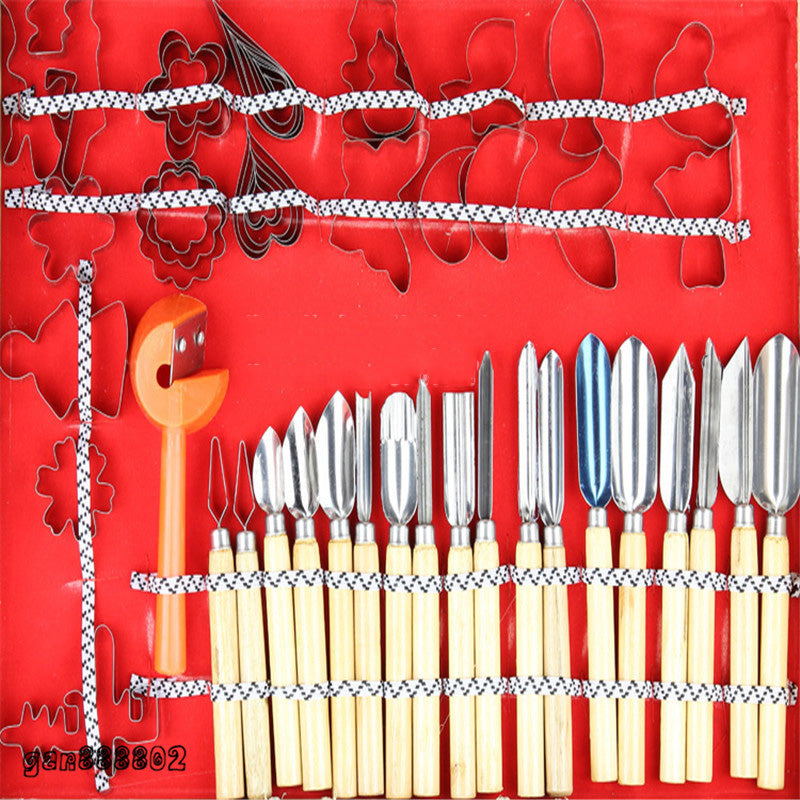 80pcs Culinary Practical Carving Tool Set