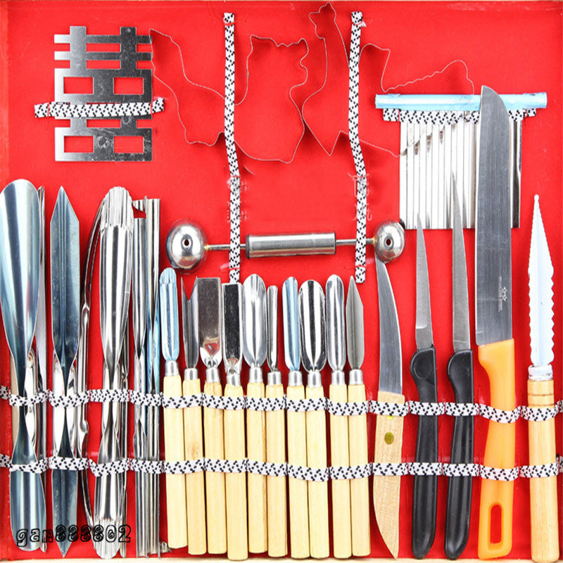 80pcs Culinary Practical Carving Tool Set