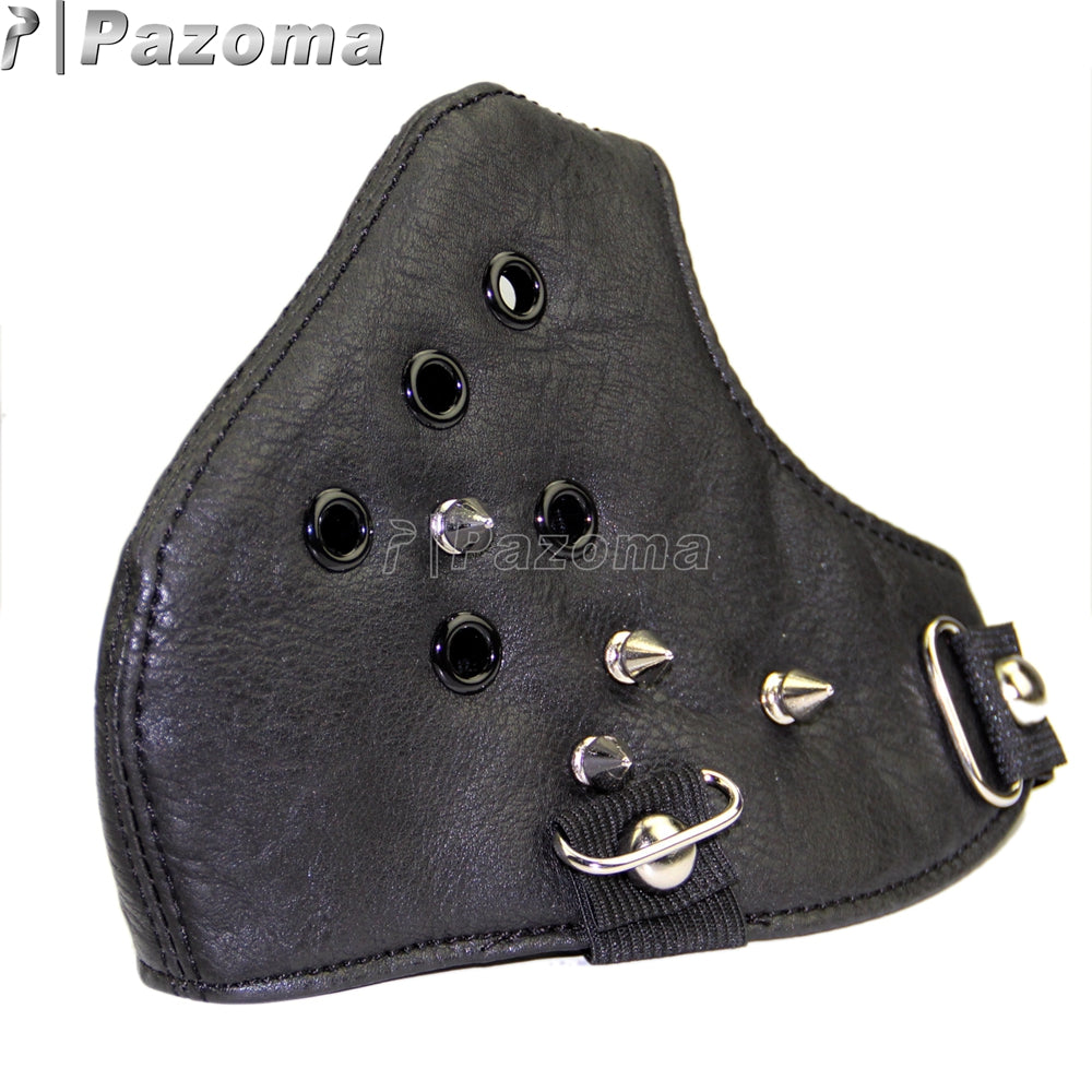 Studded Steampunk Biker Mask