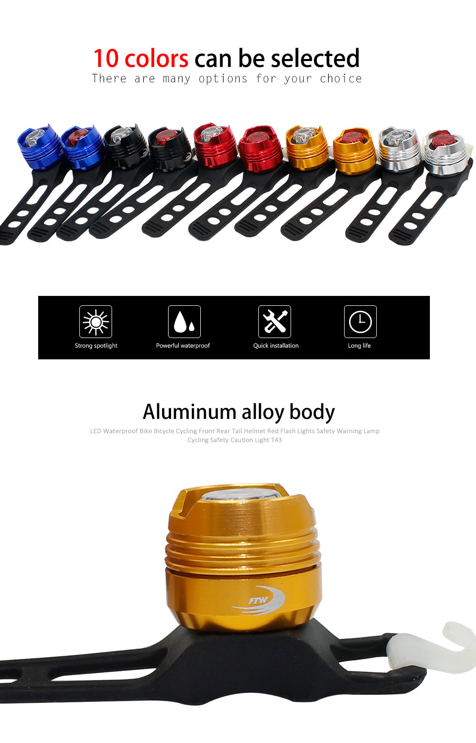 Bycicle safety light ( position light)