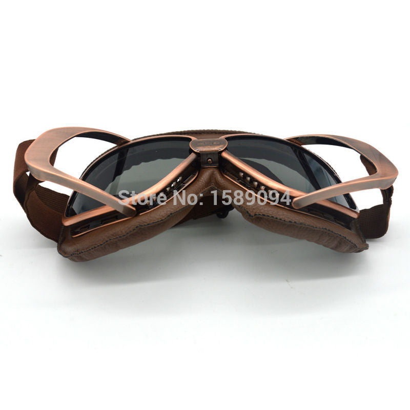 Vintage Silver Lens Goggles