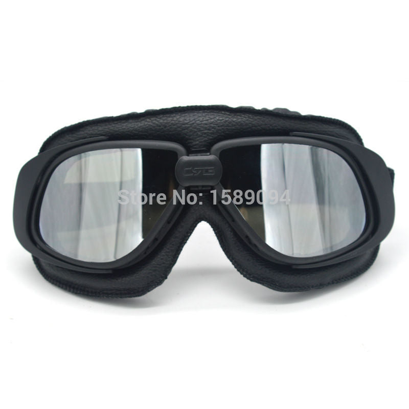 Vintage Silver Lens Goggles