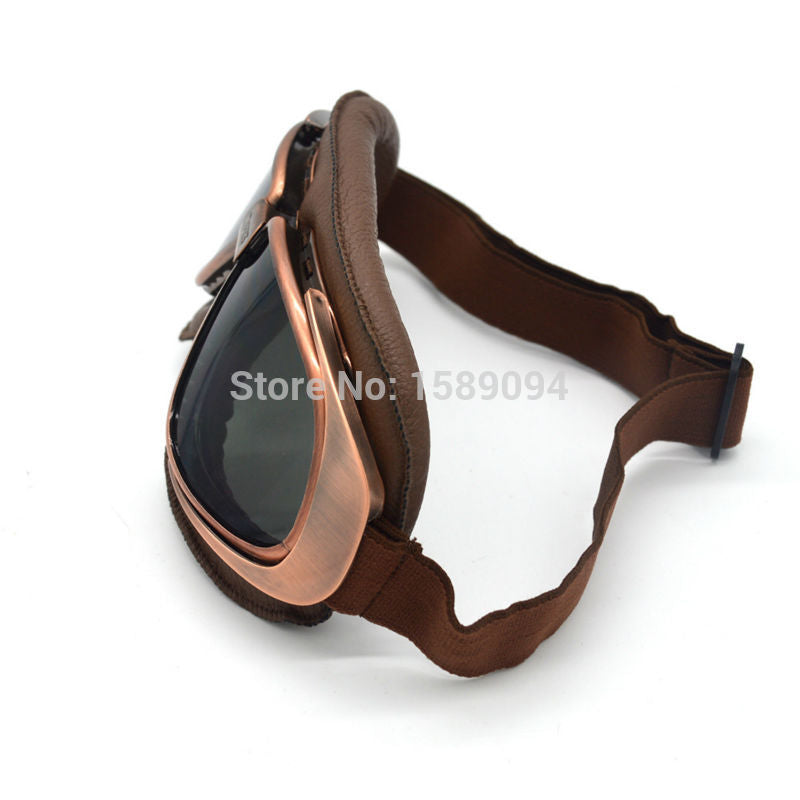 Vintage Silver Lens Goggles
