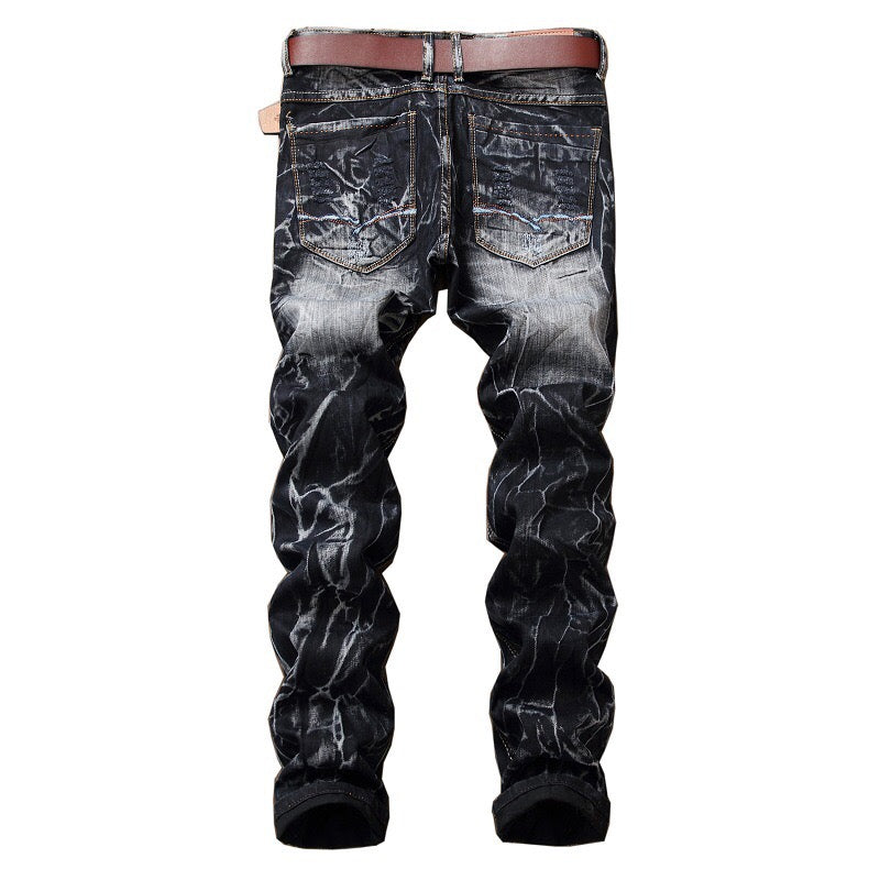 MaxZa Ripped Biker Jeans