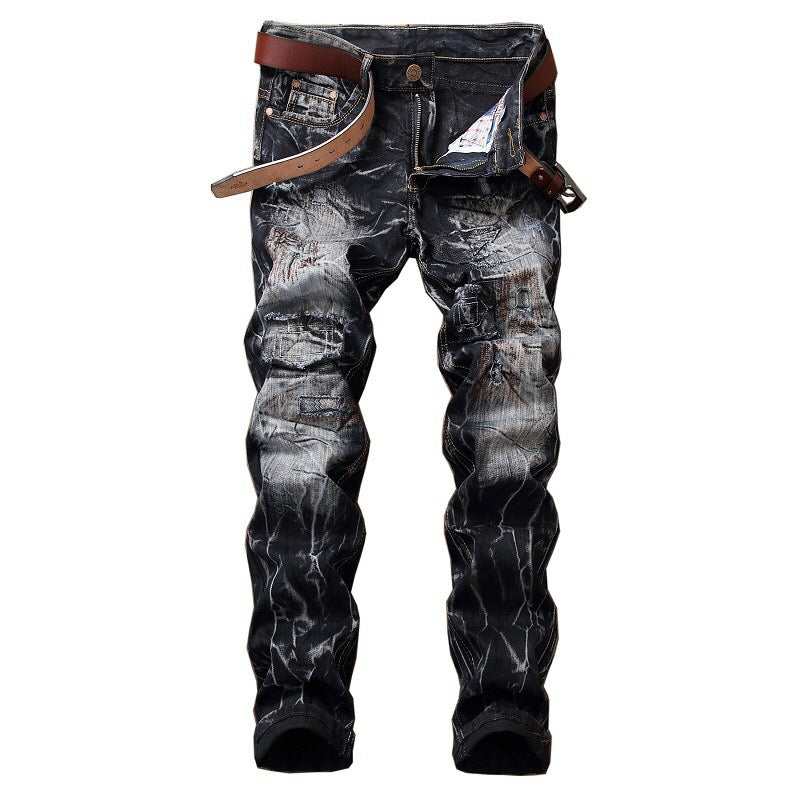 MaxZa Ripped Biker Jeans