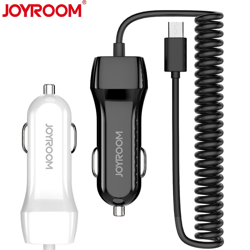 JOYROOM Dual Port USB Phone Car Charger Adapter LED