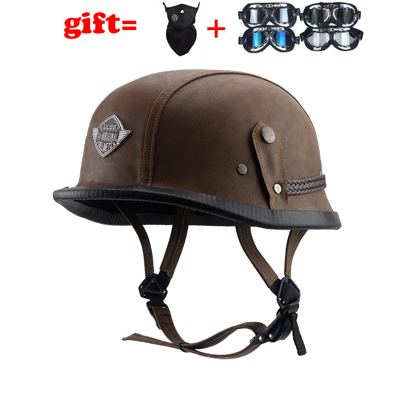 Retro Biker Helmet