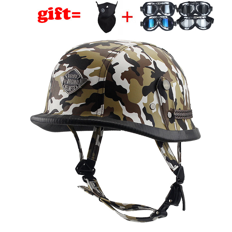 Retro Biker Helmet