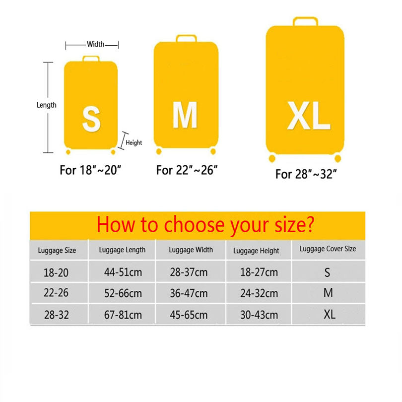 Luggage Cover Suitcase Protective Cover