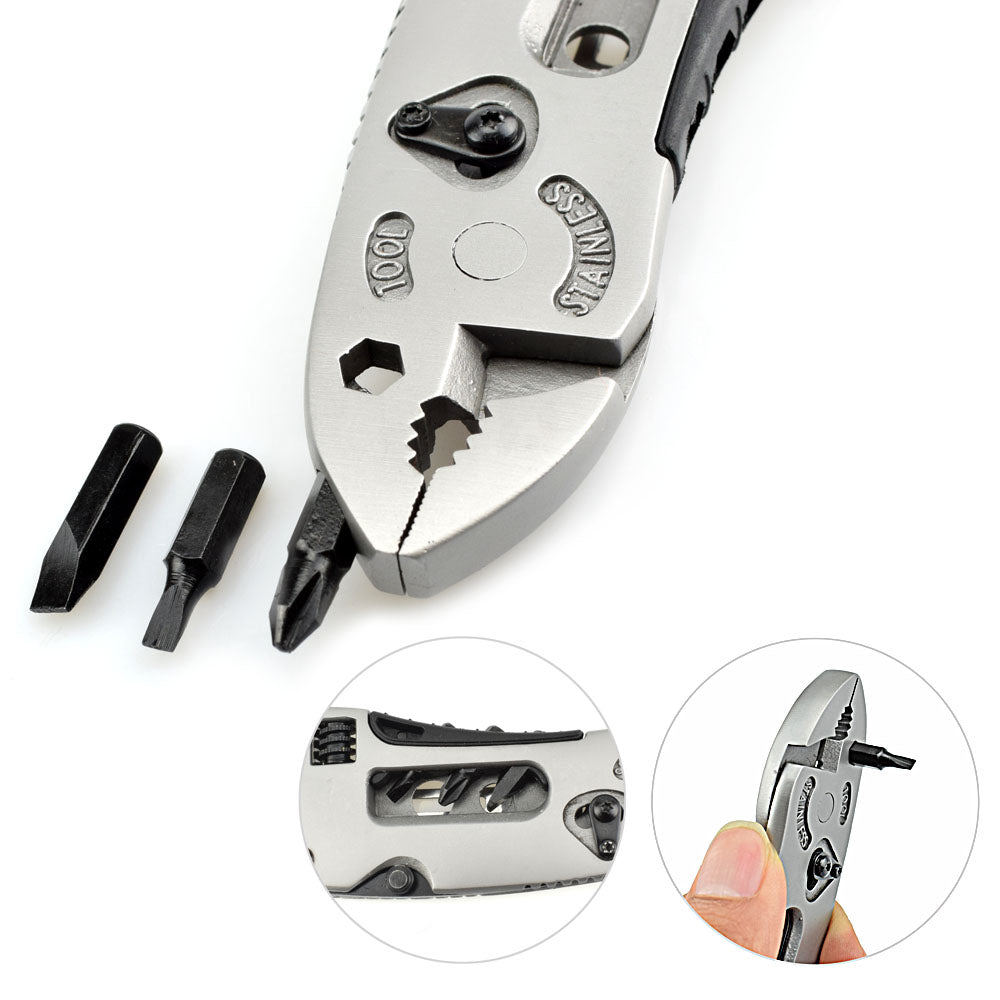 NEWACALOX Multitool Pliers Pocket Knife Screwdriver Set
