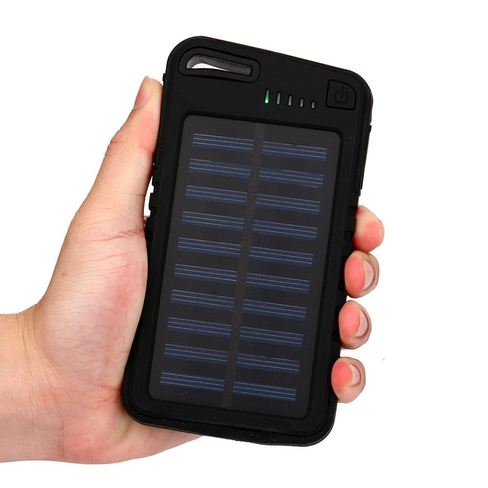 Dual-USB Waterproof Solar Power Battery Charger For All Phones - Free Product, Just Cover Shipping
