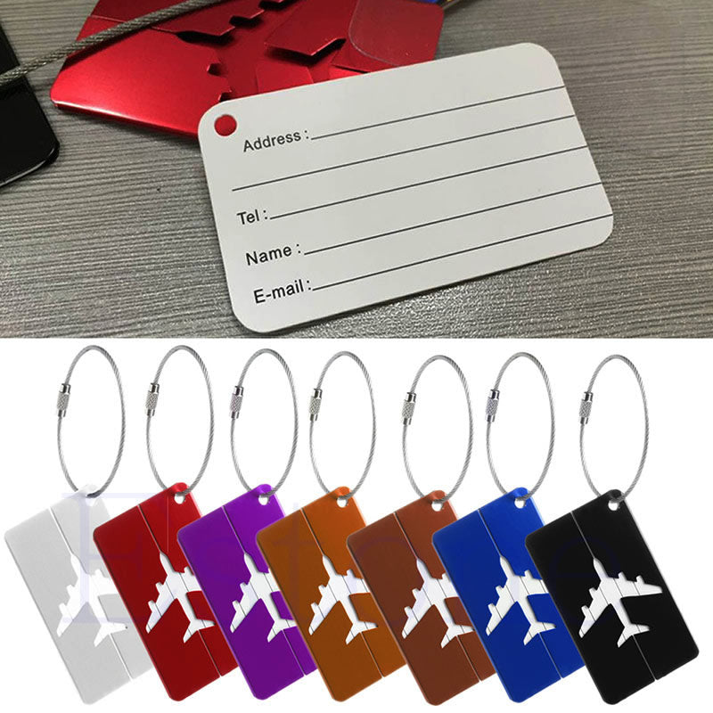 Aluminium Travel Luggage Baggage Tag