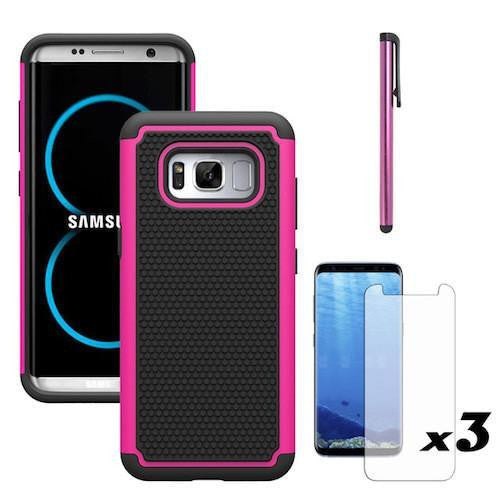 2 in 1 Samsung Galaxy Shockproof TPU Silicone Case