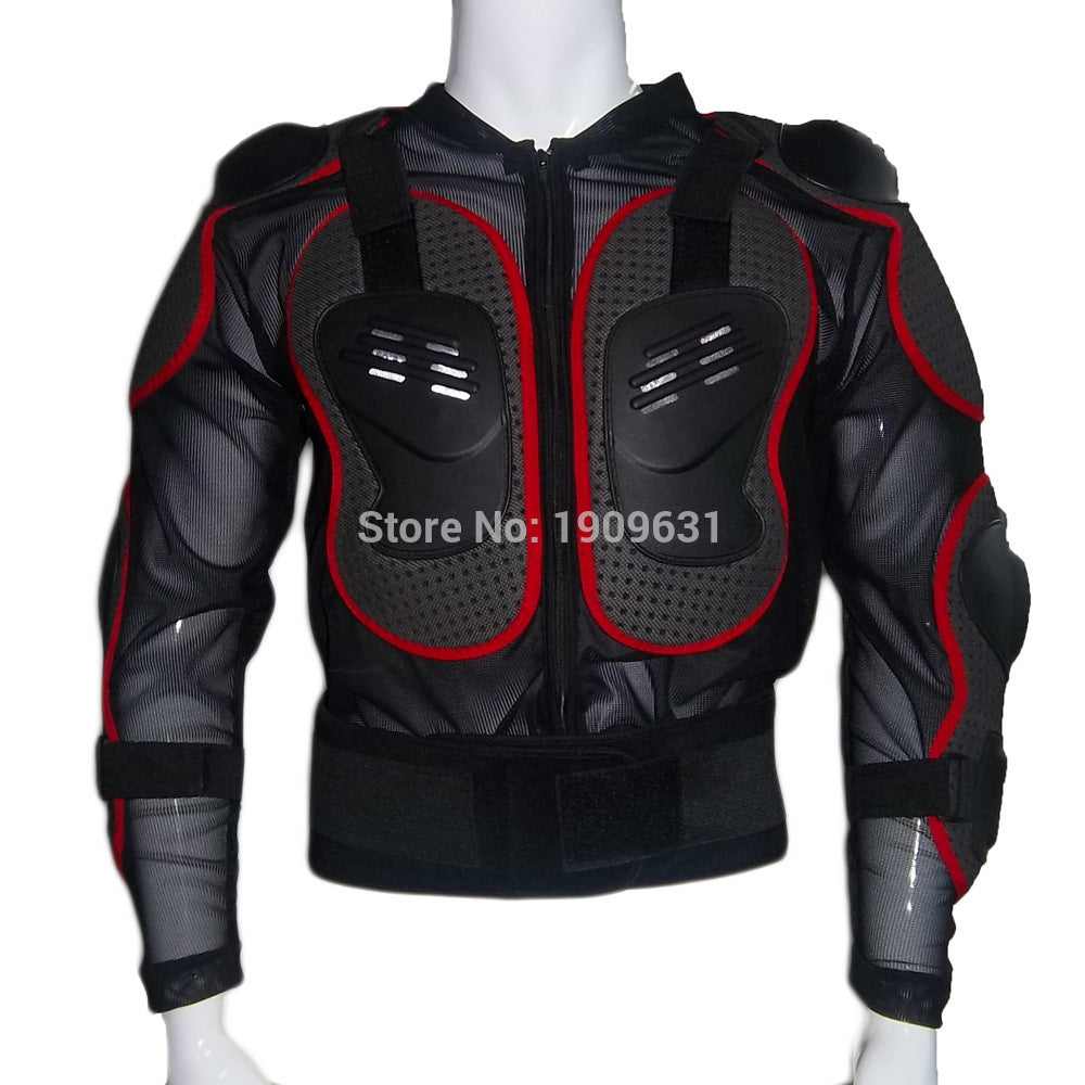 Black And Red Body Armor