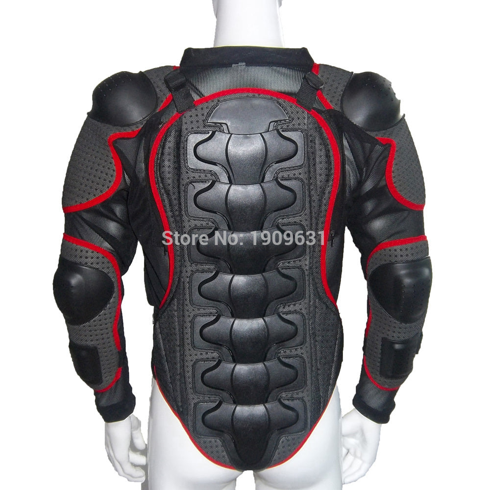 Black And Red Body Armor