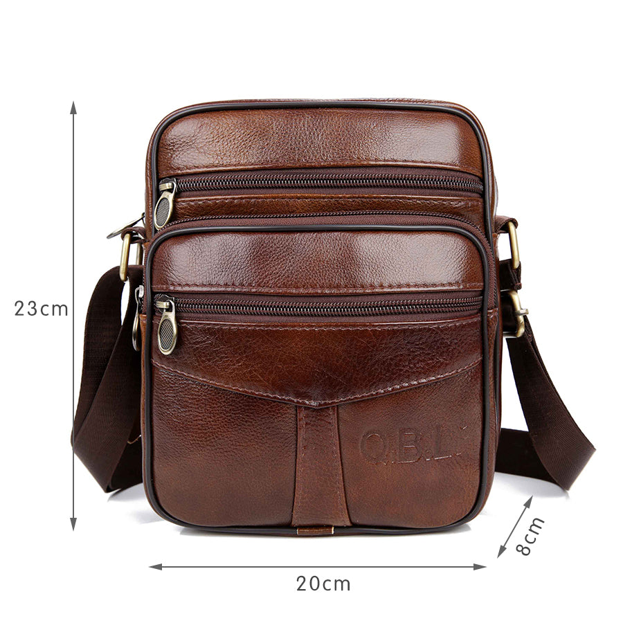 Genuine Leather Messenger Bag