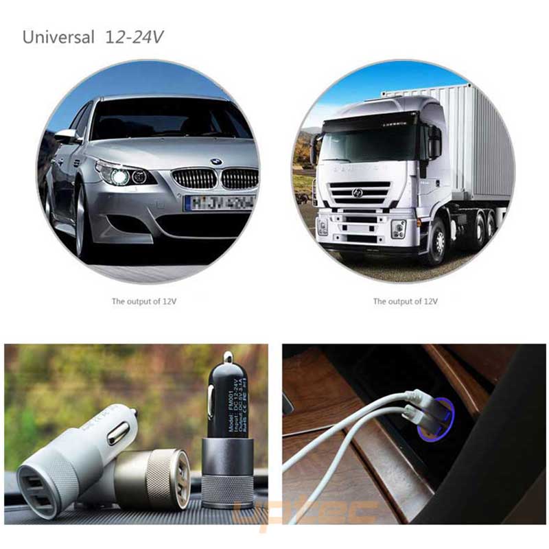 SUPTEC Car Phone Charger 2 Port Mini Dual USB