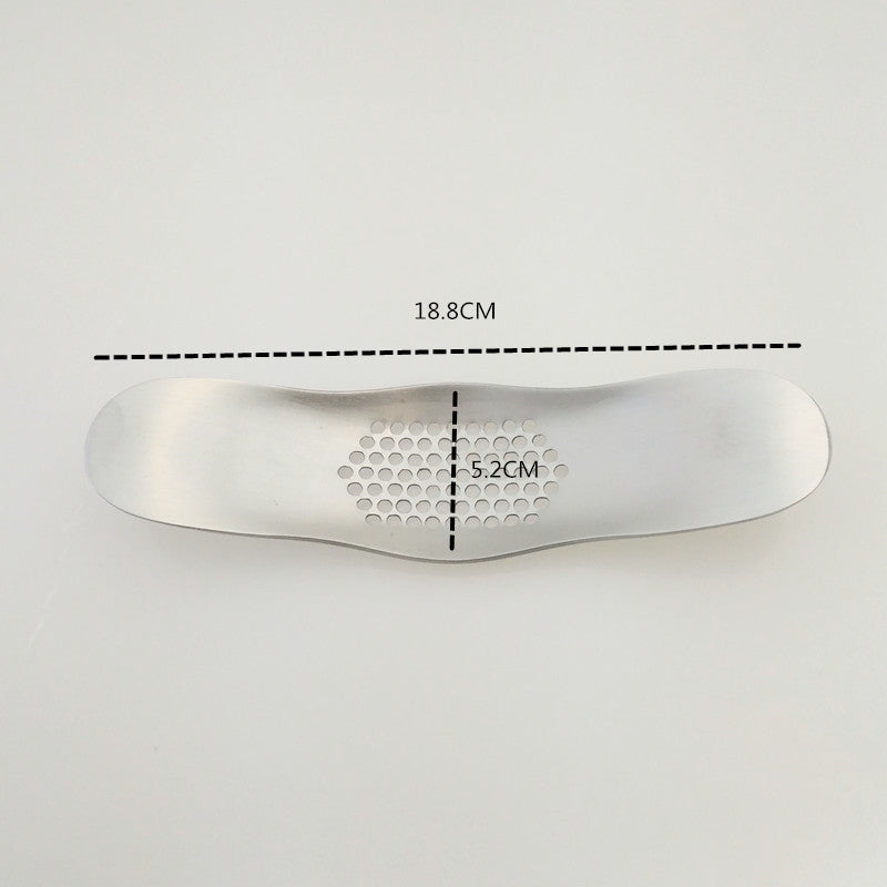 Stainless steel garlic press
