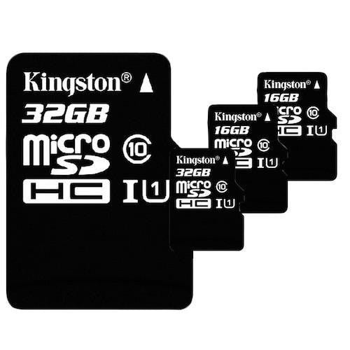 Kingston Micro SD Memory Card (8GB-256GB)