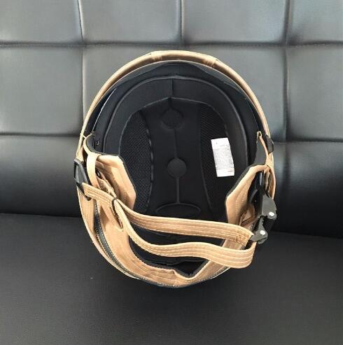 RockBiker Leather Helmet