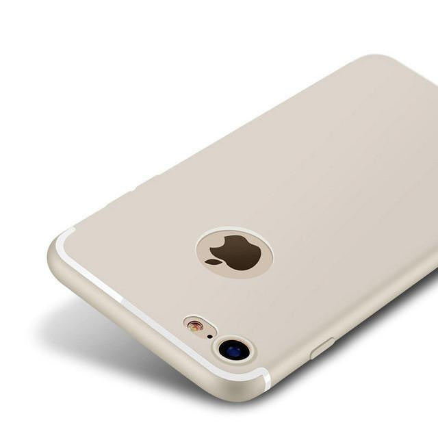 Luxury Back Matte Soft Silicon iPhone Case
