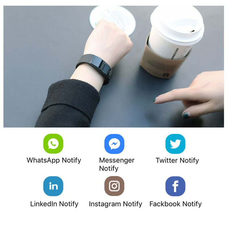 Smart Watch/Bracelet With Bluetooth And Heartrate Sensor