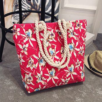 Casual Women Floral Large Capacity Tote