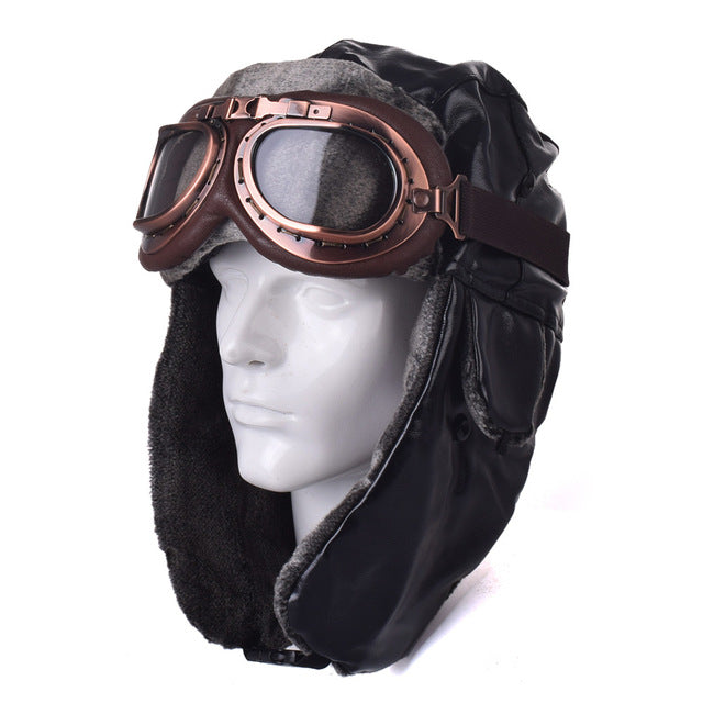 Retro Pilot Face Mask