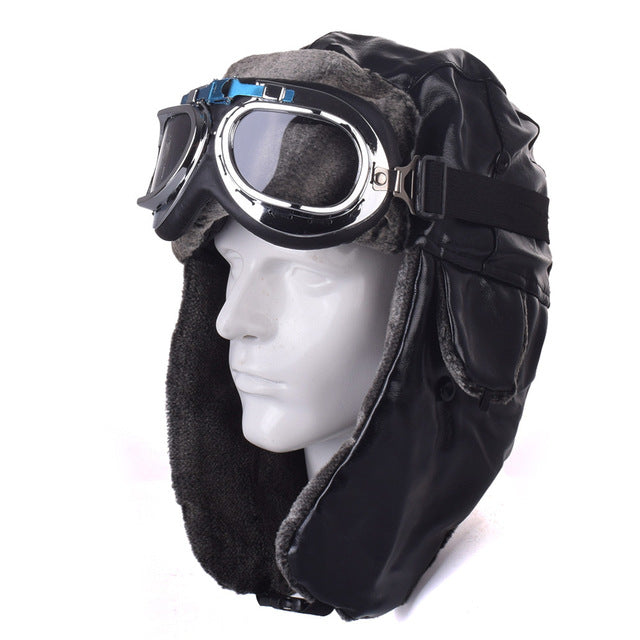 Retro Pilot Face Mask