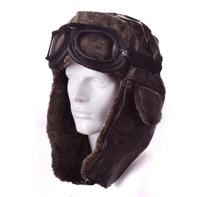 Retro Pilot Face Mask