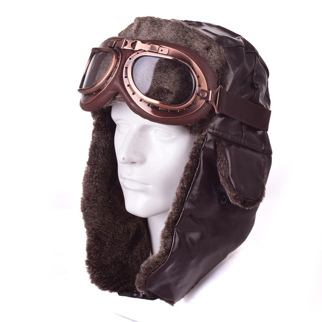 Retro Pilot Face Mask