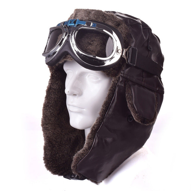 Retro Pilot Face Mask