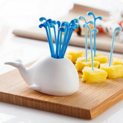 Set Cute Beluga White Whale Kitchen Accessories