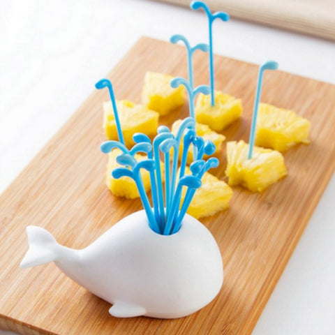 Set Cute Beluga White Whale Kitchen Accessories