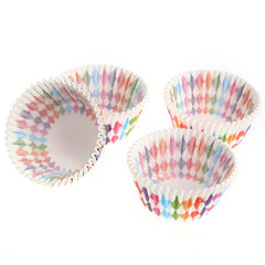 100pcs Rainbow Cupcake