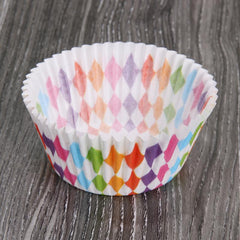 100pcs Rainbow Cupcake
