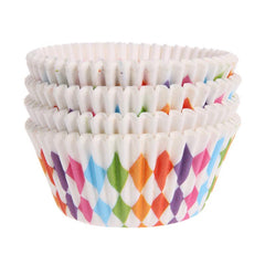 100pcs Rainbow Cupcake