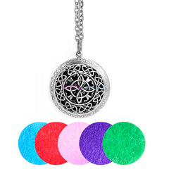 Vintage aroma therapy locket pendants