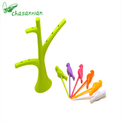Bird Fruit Snack Dessert Forks