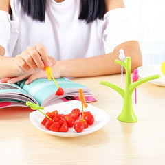 Bird Fruit Snack Dessert Forks