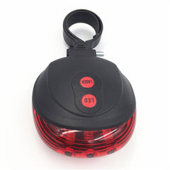 LED 2-Laser  Bicycle Tail Light