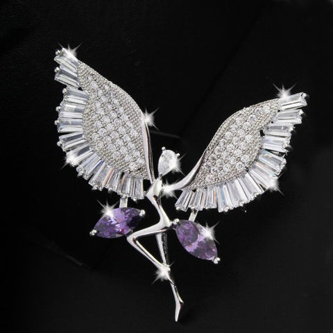 Fairy-shaped brooch