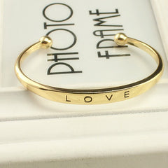 'Love' cuff