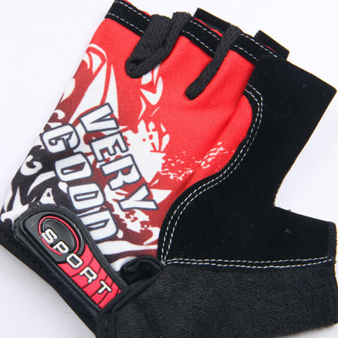 Men's Fingerless Canvas Cycling Gloves