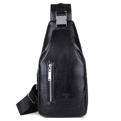 Men's Casual Shoulder PU Lleather Crossbody Bag